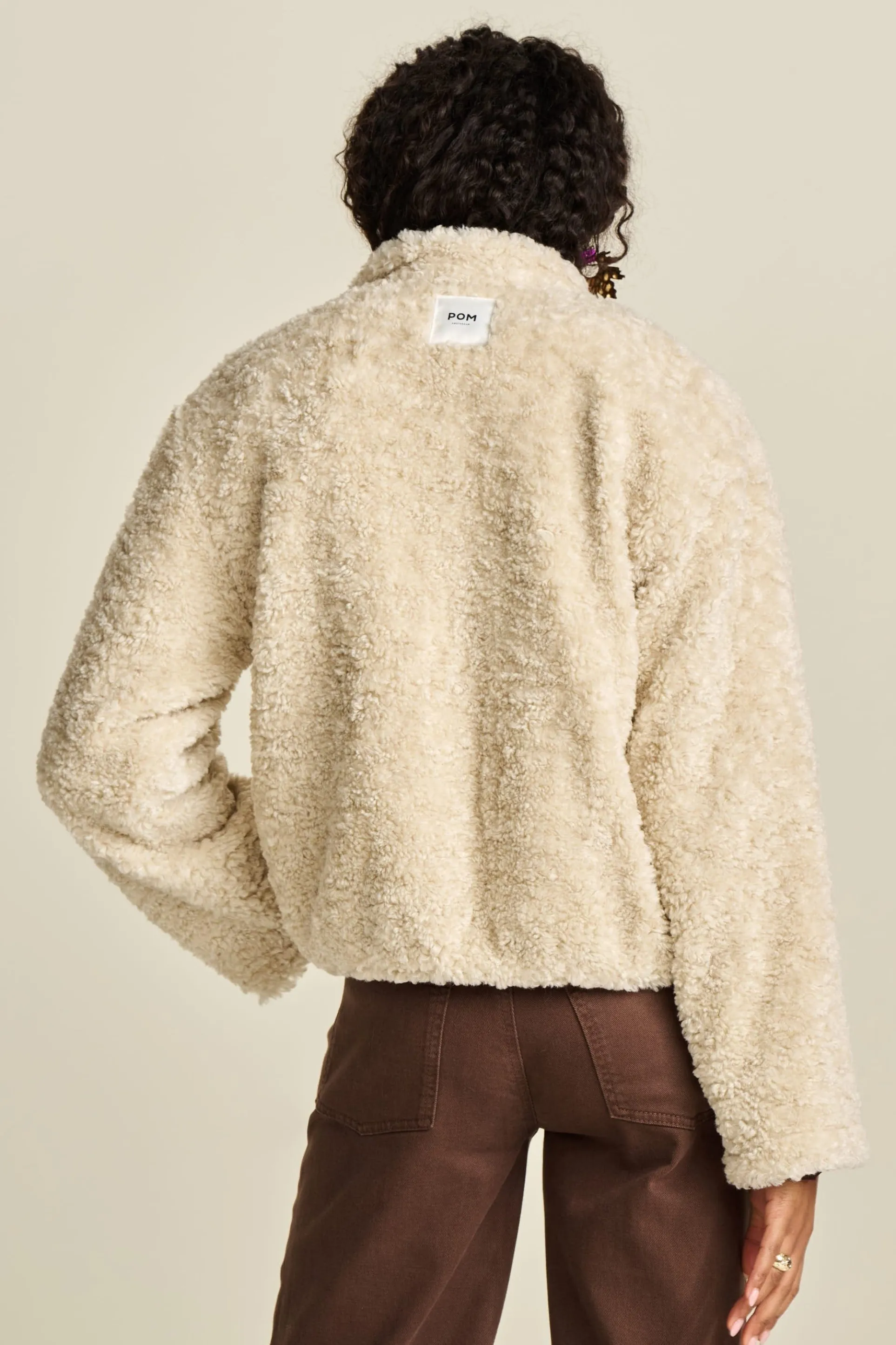 JACKET Teddy Ecru