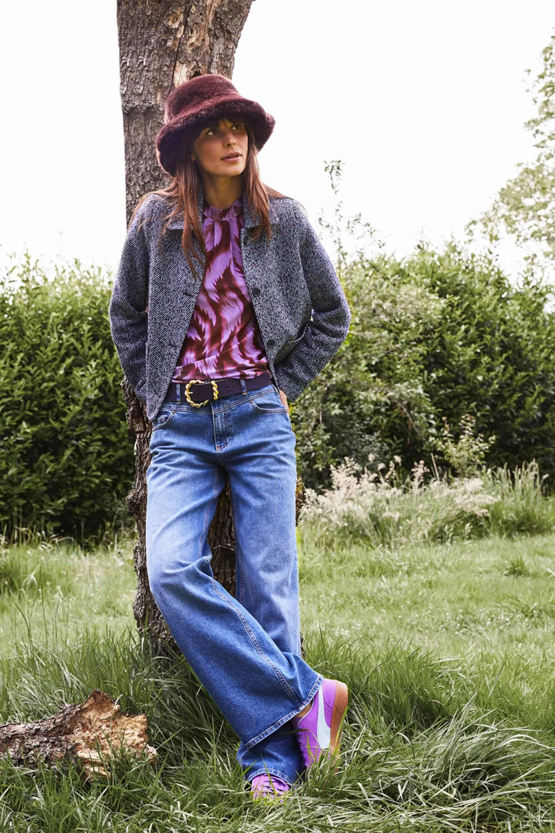 JACKET Tweed Blue