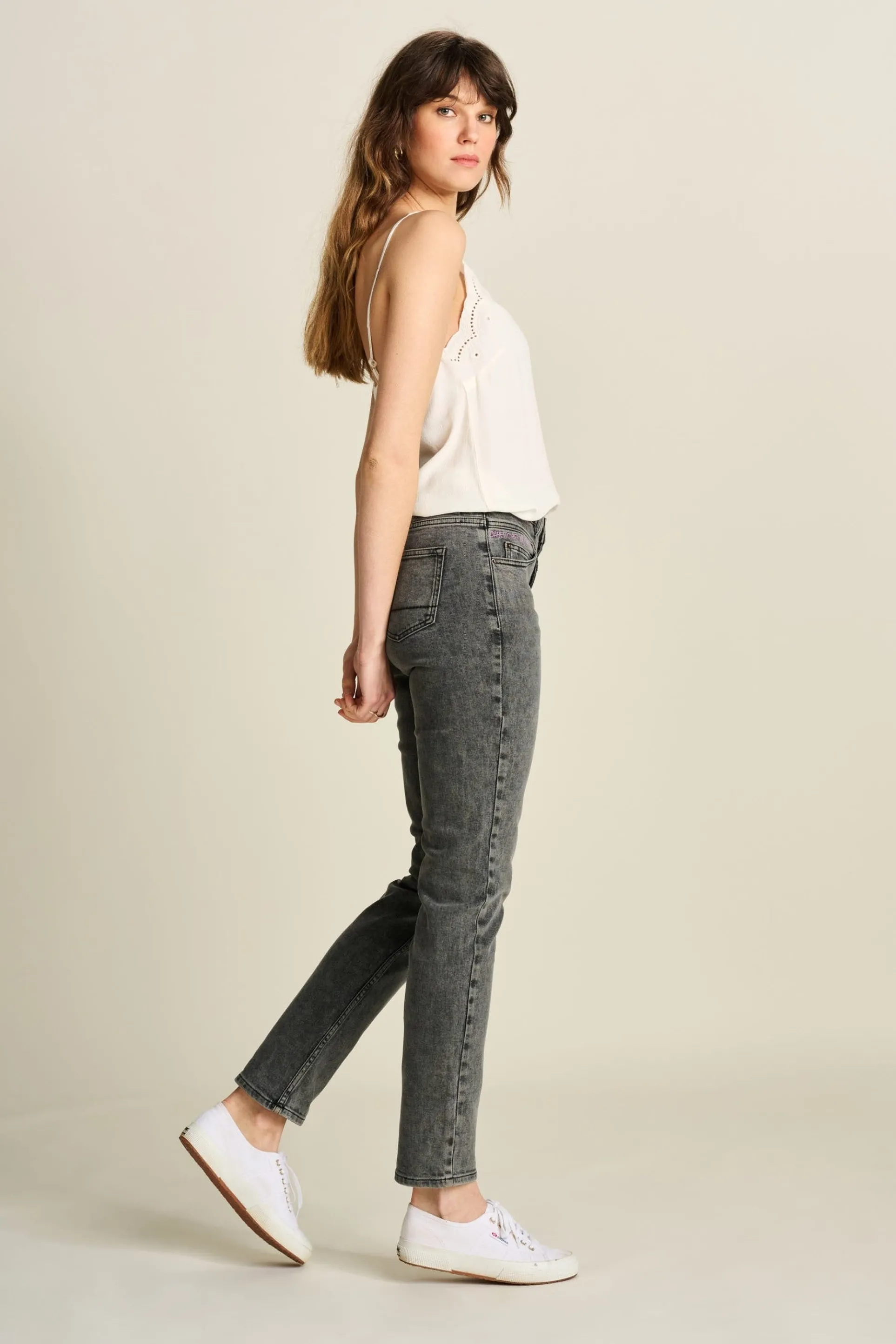 JEANS Elize Slim Grey Storm