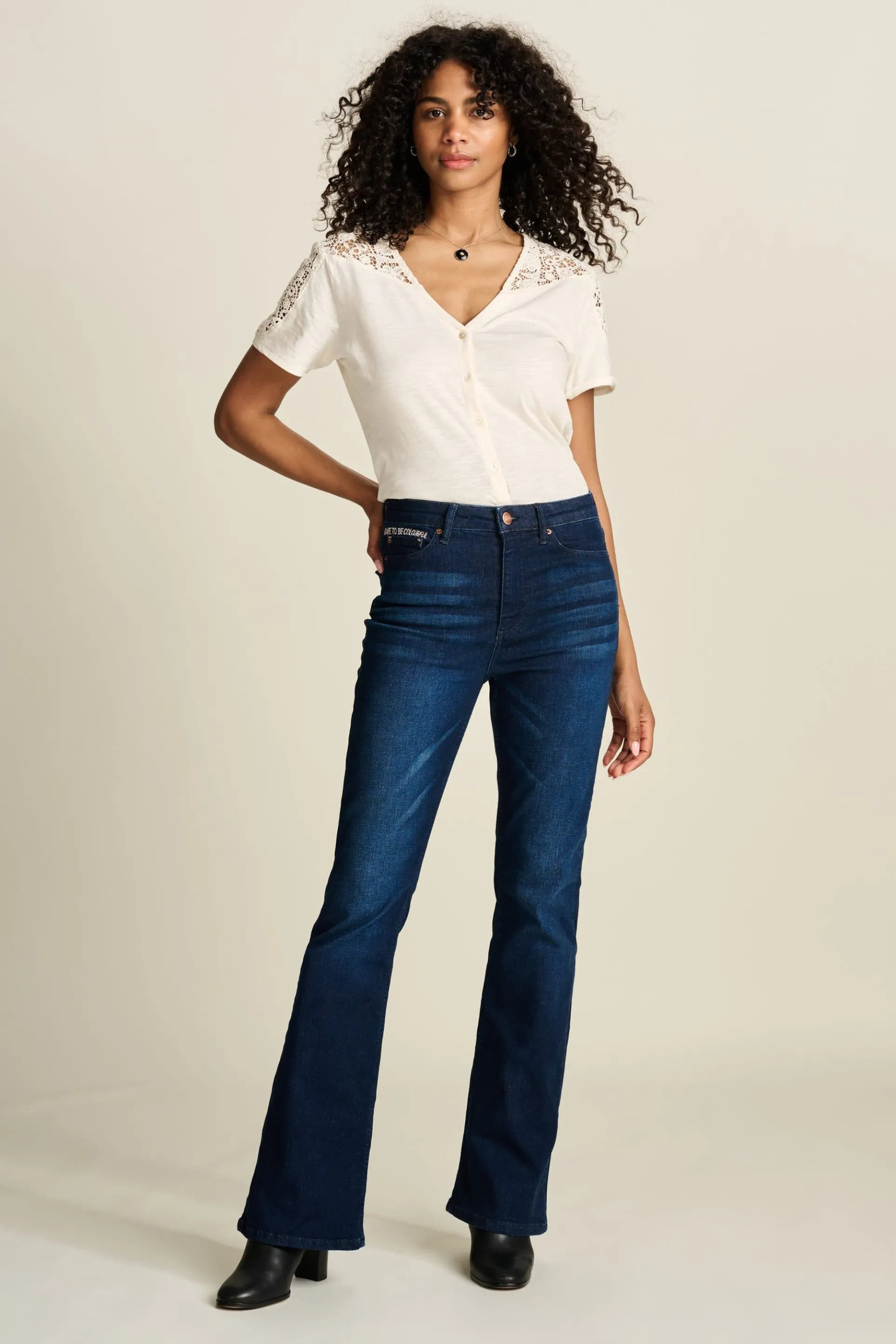 JEANS Esmee Flare Dark Blue