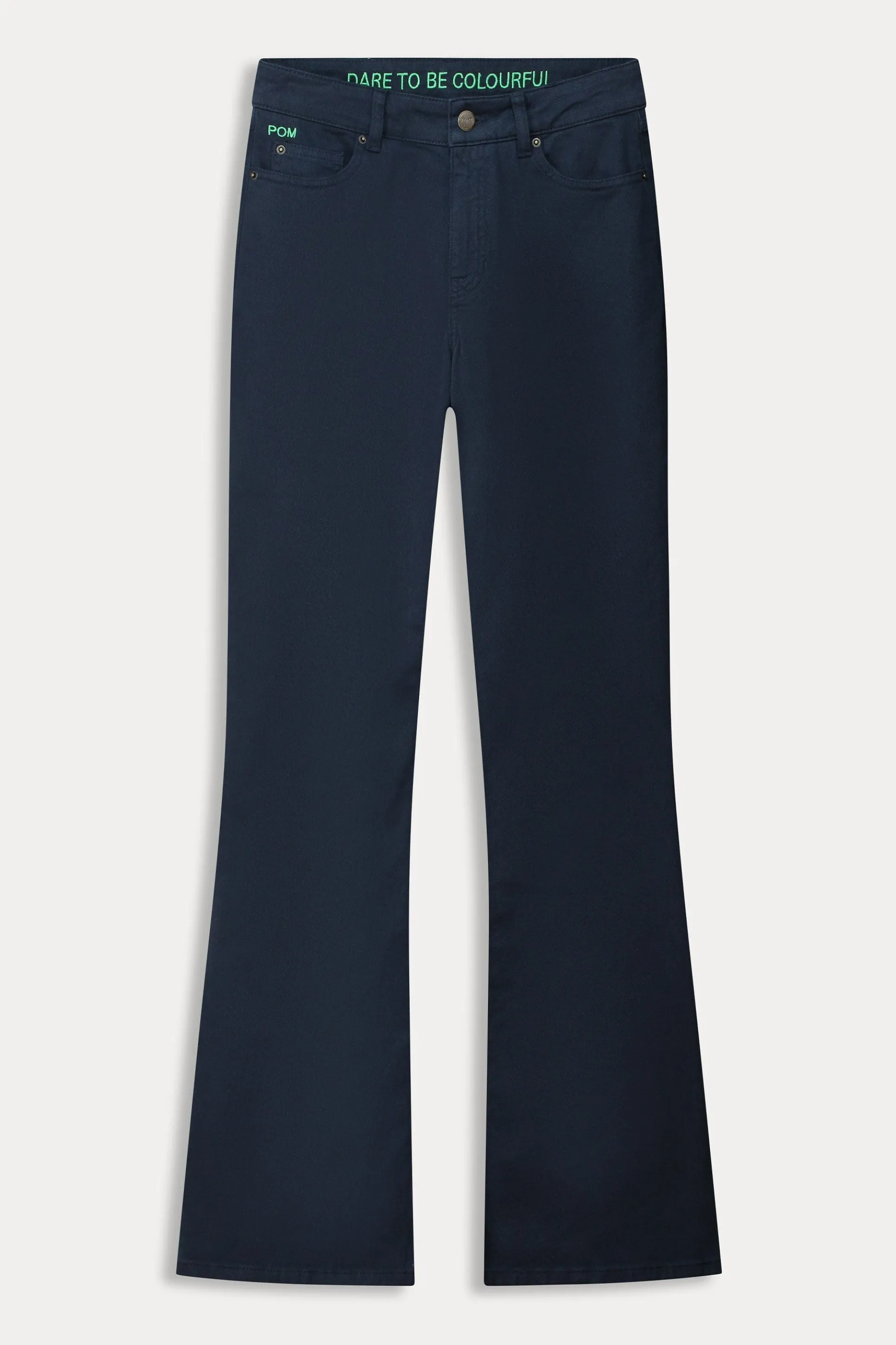 JEANS KATE Flare Washed Midnight Blue