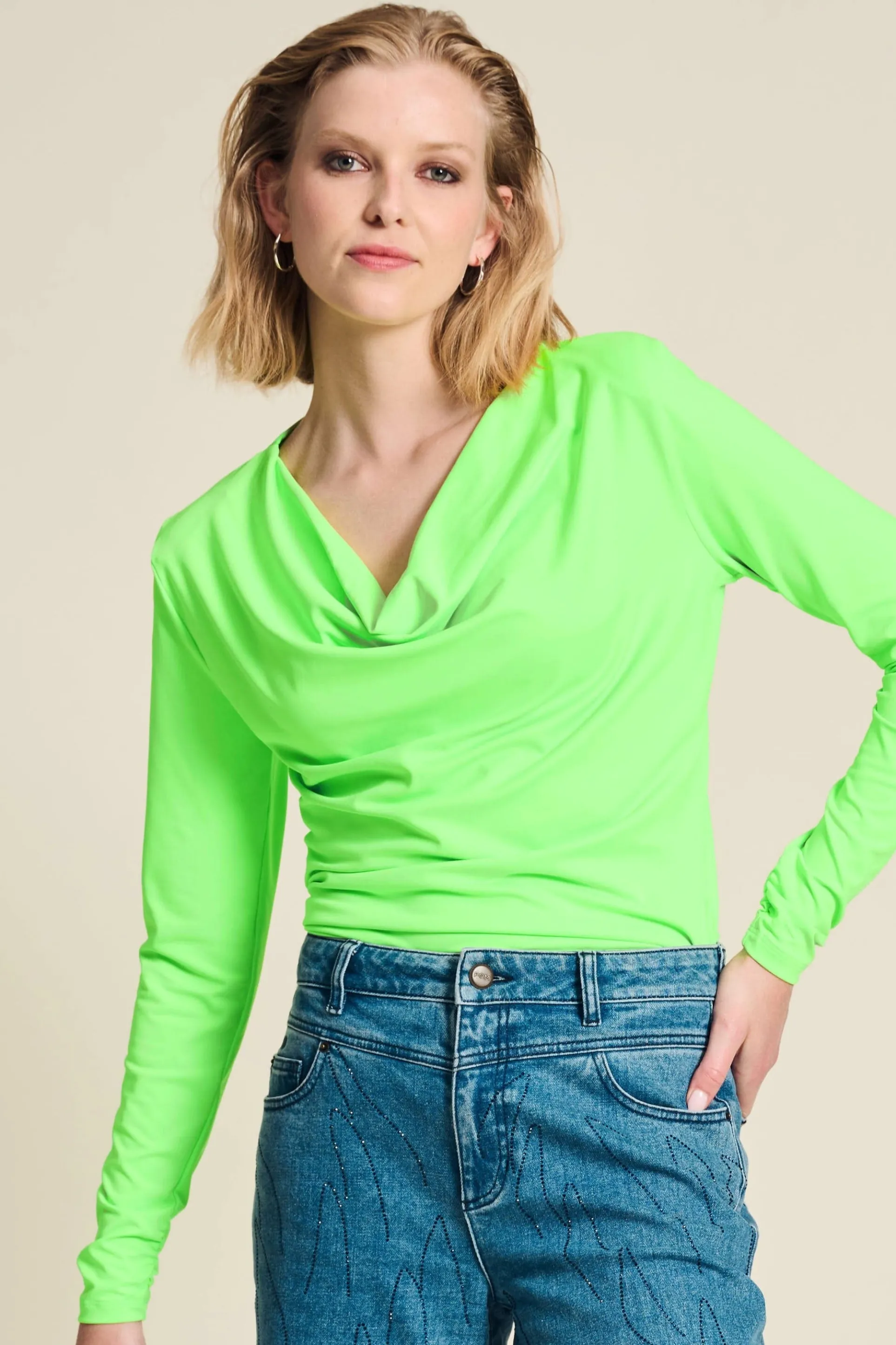 TOP Waterfall Vibrant Green